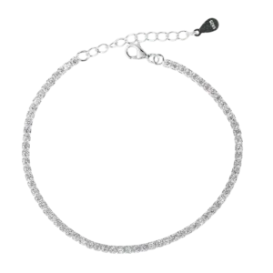 Lắc tay Bạc KFJ dây full đá nhỏ 2,5mm - 1411