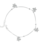 Lắc chân Bạc KFJ thả bướm – 484